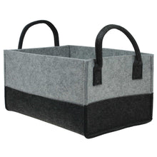 Lade das Bild in den Galerie-Viewer, Filzkorb rechteckig modern verschiede Größen oder im Set
