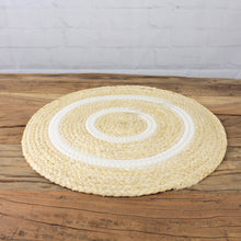 Lade das Bild in den Galerie-Viewer, 4er Set Platzset Stroh bunt modern Tischset Strohplatzset Boho Tischmatten