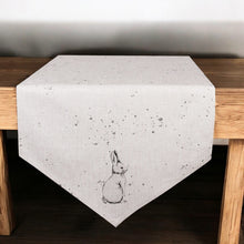 Lade das Bild in den Galerie-Viewer, Tischläufer Ostern Beige Grau Osterhase Osterdeko modern 160 cm Baumwolltischläufer