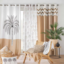 Lade das Bild in den Galerie-Viewer, Dekokissen 40x40 cm od. 30x50 cm mit Inlet Makramee Beige Baumwolle Sofakissen Zierkissen mit Reißverschluss