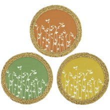 Lade das Bild in den Galerie-Viewer, 6er Set Platzset rund Terracotta