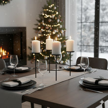 Lade das Bild in den Galerie-Viewer, Adventskranz Metall 43 cm oder 31 cm modern Tischdeko Weihnachtsdeko Deko Weihnachten