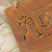 Lade das Bild in den Galerie-Viewer, Dekoschild Lieblingsplatz Metall Rost