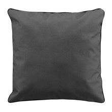 Lade das Bild in den Galerie-Viewer, Outdoorkissen Dunkelgrau 40 x 40 cm