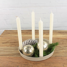 Lade das Bild in den Galerie-Viewer, Kerzenteller Taupe
