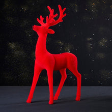 Lade das Bild in den Galerie-Viewer, Deko Rentier Blau Rosa oder Rot 29 cm Dekofigur modern