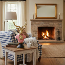 Lade das Bild in den Galerie-Viewer, Hirschkopf Braun Büste 18 cm Dekohirsch Hirsch Deko Dekofigur