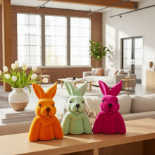 Lade das Bild in den Galerie-Viewer, Hasenbüste Pink 29 cm Dekohase Osterdeko Deko Ostern Osterhase