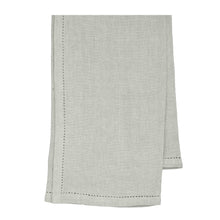 Lade das Bild in den Galerie-Viewer, 2er Set Geschirrtuch Leinen Lochkante Olive oder Grün