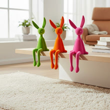 Lade das Bild in den Galerie-Viewer, Kantenhocker Osterhase Grün 29 cm Dekohase Osterdeko Deko Ostern