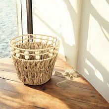 Lade das Bild in den Galerie-Viewer, 3er Set Aufbewahrungskorb Naturfasern Braun Übertopf modern Korbset Dekokorb
