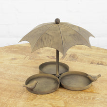 Lade das Bild in den Galerie-Viewer, Vogelfutterstation Metall Braun