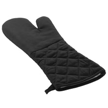 Lade das Bild in den Galerie-Viewer, Backhandschuh Schwarz Neopren Baumwolle