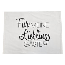 Lade das Bild in den Galerie-Viewer, 4er Set Platzset Lieblingsgäste Weiß