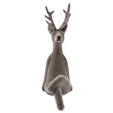 Lade das Bild in den Galerie-Viewer, Kantenhocker Lila, Pink oder Grau 20,5 cm Kunststoff modern Dekorentier Weihnachtsdeko