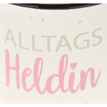 Lade das Bild in den Galerie-Viewer, Tasse Metall Weiß mit Spruch