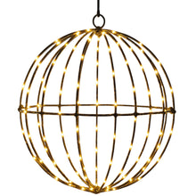 Lade das Bild in den Galerie-Viewer, LED Leuchtkugel zum hängen oder stellen 20 cm 30 cm od. 50 cm Dekoleuchte Weihnachten Kugel