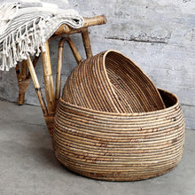 Lade das Bild in den Galerie-Viewer, 2er Set Körbe Wasserhyazinthe