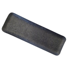 Lade das Bild in den Galerie-Viewer, Dekotablett Metall Schwarz 38 cm rechteckig modern Tablett Dekoschale Aufbewahrung