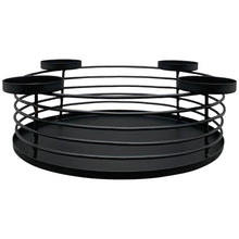 Lade das Bild in den Galerie-Viewer, Adventskranz Metall Schwarz 30 cm Weihnachtsdeko Metallkranz Tischdeko