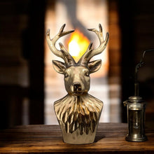 Lade das Bild in den Galerie-Viewer, Rentier Büste Weiß 38 cm