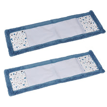 Lade das Bild in den Galerie-Viewer, 2er Set Ersatzbezug Wischmopp Blau