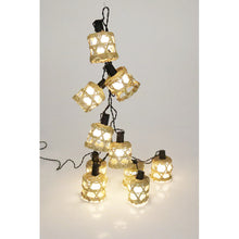 Lade das Bild in den Galerie-Viewer, LED Lichterkette Rattan Laterne Boho Gartenbeleuchtung Dekolicht Garten Beleuchtung