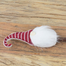 Lade das Bild in den Galerie-Viewer, 3er Set Dekostecker Wichtel Rot Weiß 50 cm