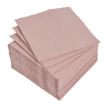 Lade das Bild in den Galerie-Viewer, 40er Set Servietten Papier Altrosa 25 cm Papierservietten Coktailservietten Rosa modern