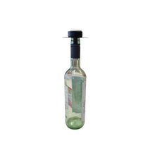 Lade das Bild in den Galerie-Viewer, 2er Set Teelichthalter Flasche Metall Schwarz