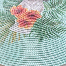 Lade das Bild in den Galerie-Viewer, 4er Set Platzset Papagei rund Grün