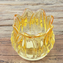 Lade das Bild in den Galerie-Viewer, 4er Set Windlicht Glas Tulpe Dekowindlicht Glaswindlicht Teelichthalter