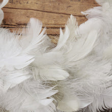 Lade das Bild in den Galerie-Viewer, Federkranz Grau 35 cm Dekokranz Kranz Deko Ostern