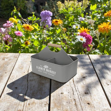 Lade das Bild in den Galerie-Viewer, Pflanzkasten Dekokorb Metall Anthrazit Creme Beige od. Mint 30 cm Tragekorb