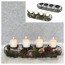 Lade das Bild in den Galerie-Viewer, Adventskranz Weiß oder Schwarz