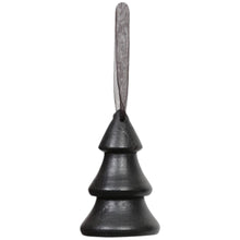 Lade das Bild in den Galerie-Viewer, 3er Set Chirtsbaumhänger Baum Schwarz Holz