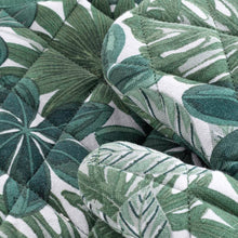 Lade das Bild in den Galerie-Viewer, Backhandschuh und Topflappen Set Dschungel Grün Weiß Kochhandschuh Backofenhandschuh modern