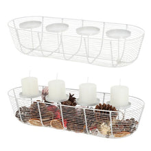 Lade das Bild in den Galerie-Viewer, Adventskranz Weiß oder Schwarz