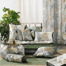 Lade das Bild in den Galerie-Viewer, Dekokissen Blätter Grün Gold vers. Größen