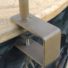 Lade das Bild in den Galerie-Viewer, Vogeltränke Tischbefestigung Metall Braun