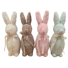 Lade das Bild in den Galerie-Viewer, Deko Osterhase mit Schleife Rosa 41 cm Dekohase Osterdeko Deko Ostern