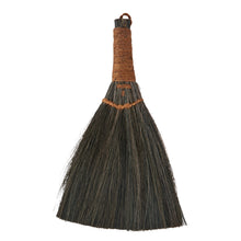 Lade das Bild in den Galerie-Viewer, Tischbesen Dunkelgrau Handbesen Grau Besen Seegras Jute