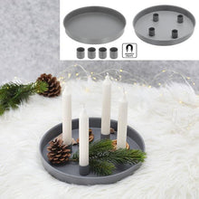 Lade das Bild in den Galerie-Viewer, Kerzenteller Grau