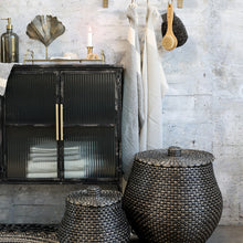 Lade das Bild in den Galerie-Viewer, Korbset Seegras Braun mit Deckel