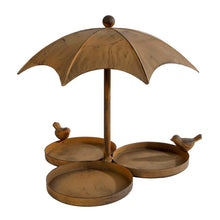 Lade das Bild in den Galerie-Viewer, Vogelfutterstation Metall Braun