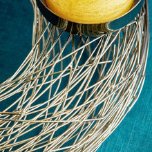 Lade das Bild in den Galerie-Viewer, Adventskranz Silber Edelstahl 28 cm