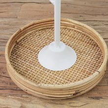 Lade das Bild in den Galerie-Viewer, Schmuckbaum Weiß Braun Metall Schmuckständer modern Schmuckhalter