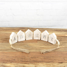 Lade das Bild in den Galerie-Viewer, Dekoaufsteller Advent Weiß