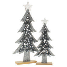 Lade das Bild in den Galerie-Viewer, Pflanzkiste Pfalntkübel Vintage grau 3er Set