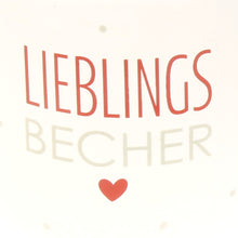 Lade das Bild in den Galerie-Viewer, Tasse Metall Weiß mit Spruch